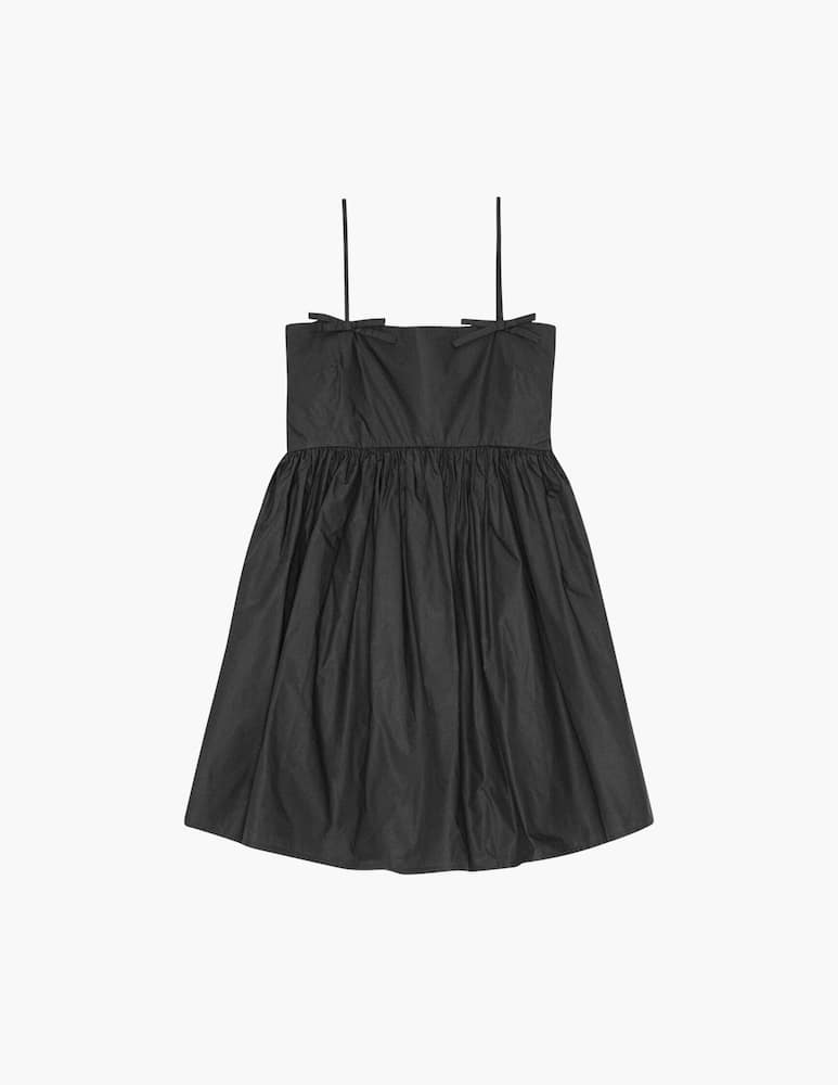 rinascente Ganni Abito popeline con spalline