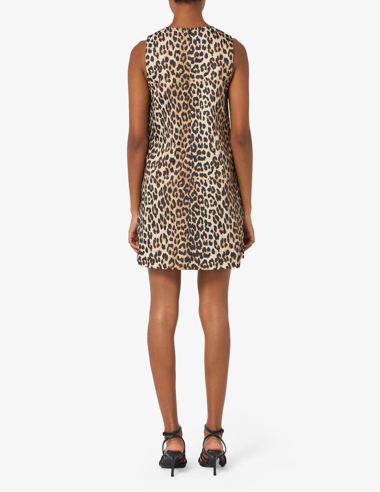 rinascente Ganni Duchesse nylon mini dress