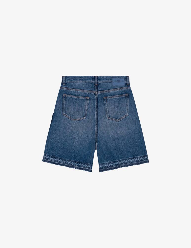 rinascente Ganni Denim utility shorts