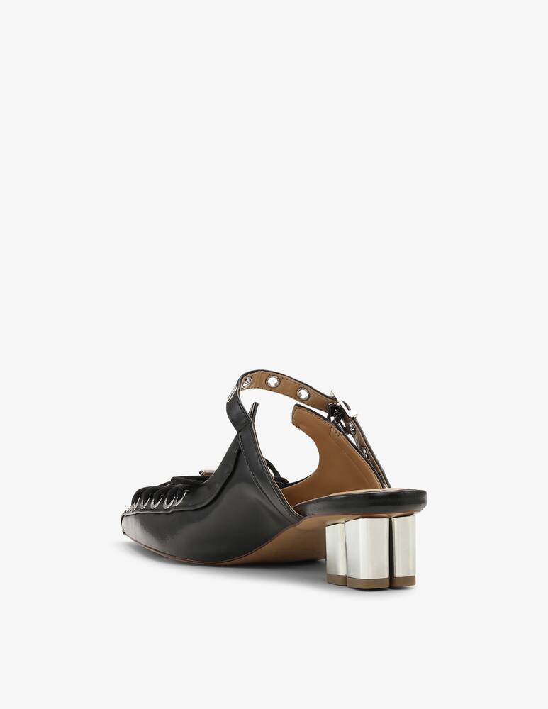 rinascente Ganni Eyelets lace up mule