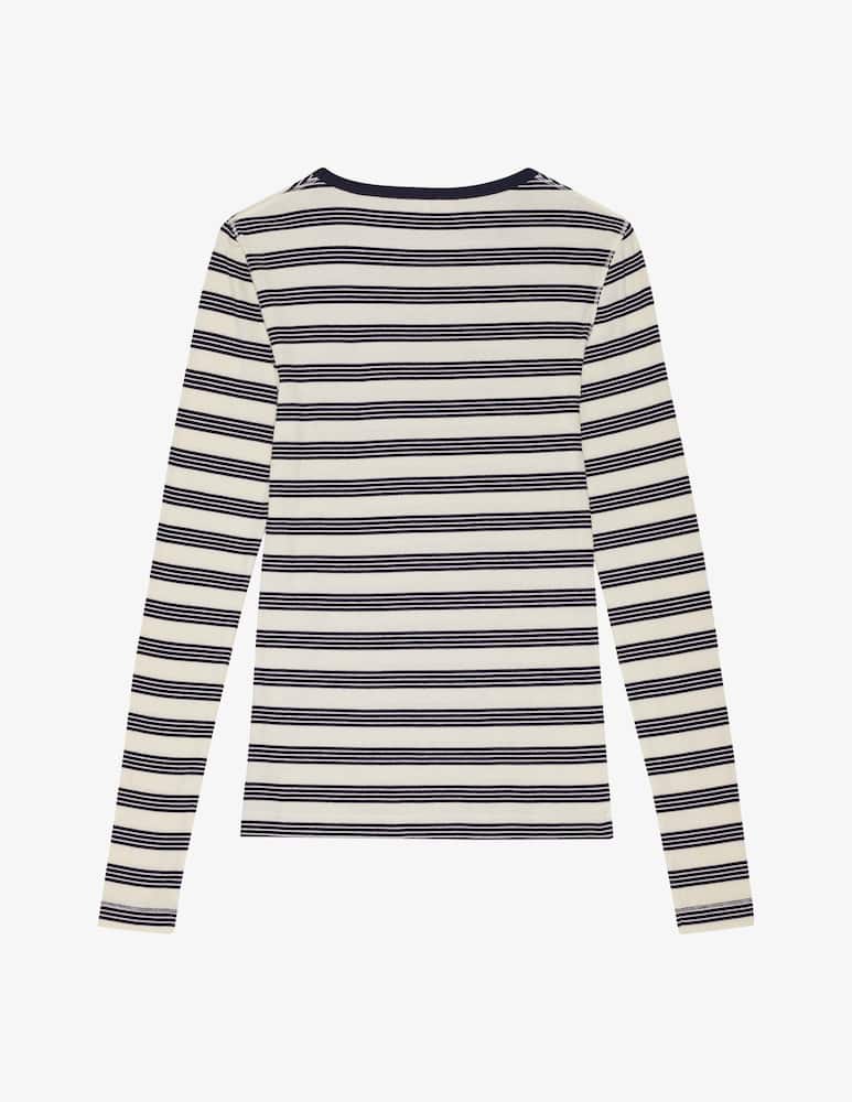 rinascente Ganni Maglia righe manica lunga