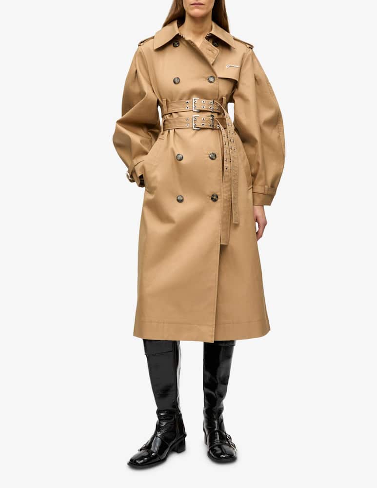 rinascente Ganni Trench in cotone