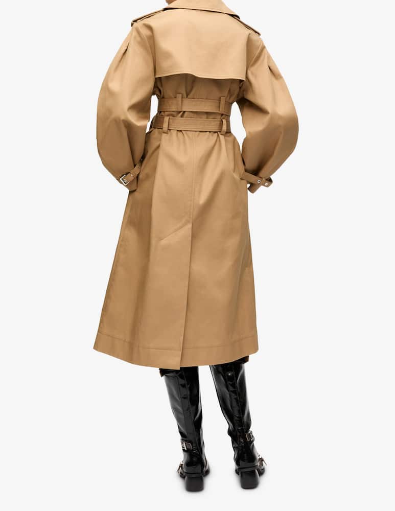 rinascente Ganni Trench in cotone