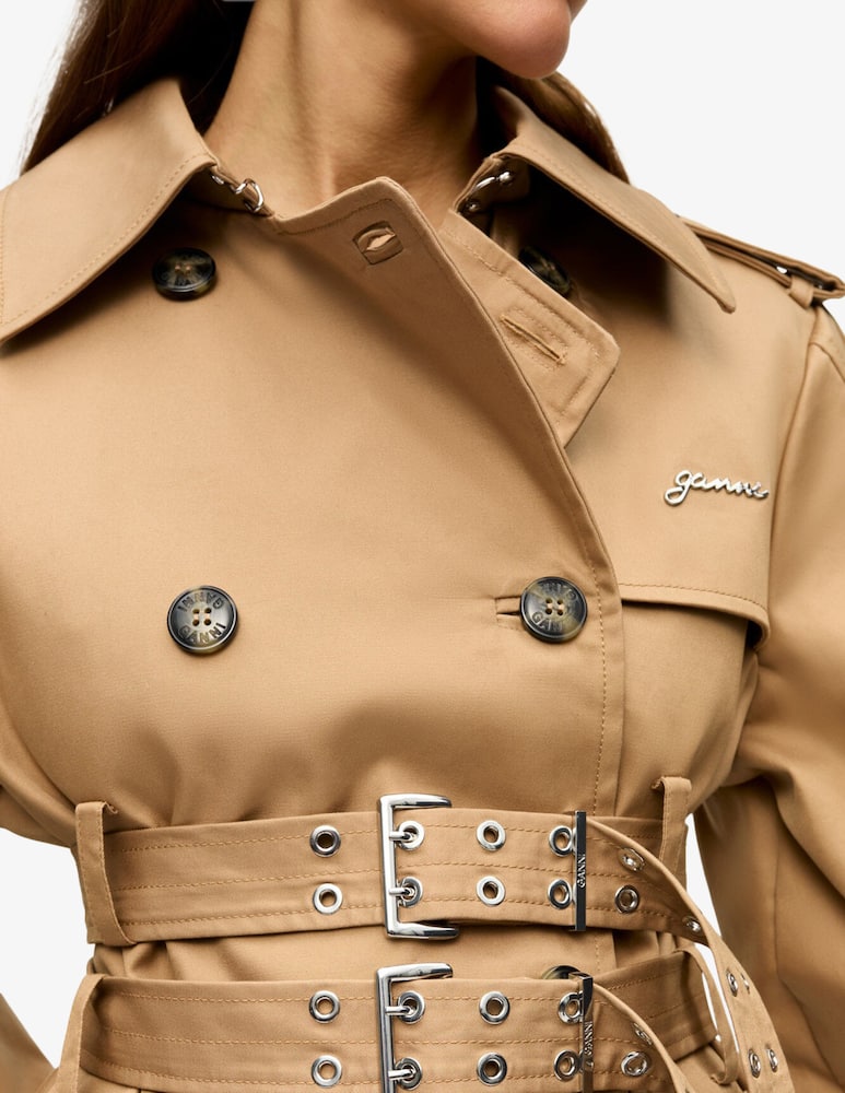rinascente Ganni Trench in cotone