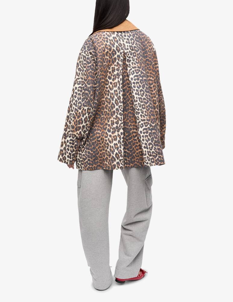 rinascente Ganni Giacca leopardata