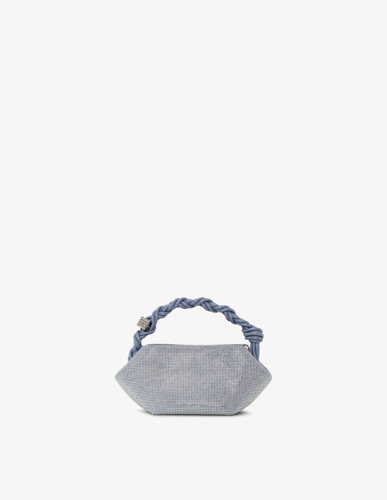 rinascente Ganni Denim strass crossbody bag