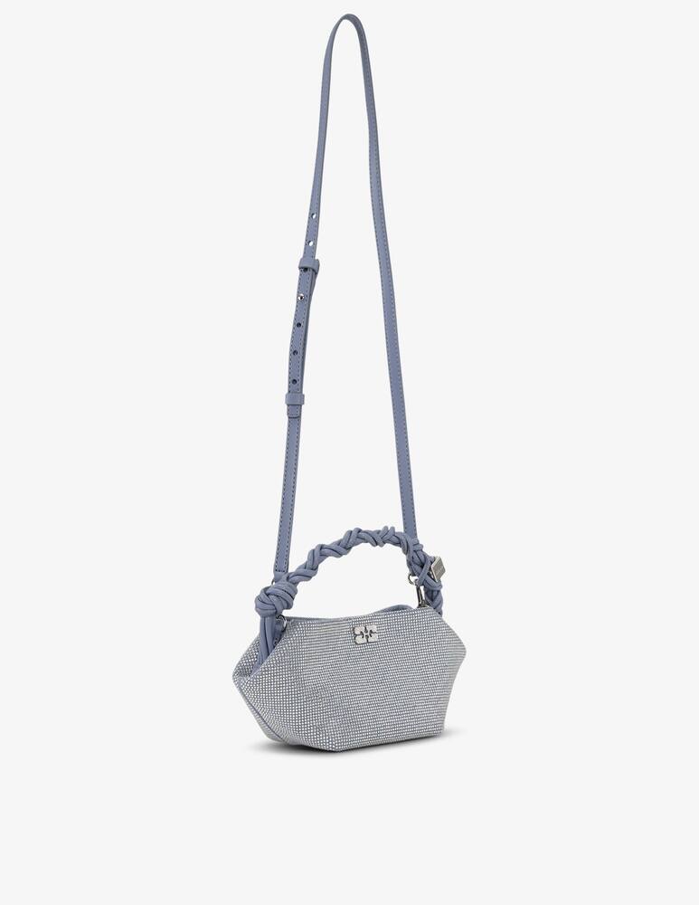 rinascente Ganni Denim strass crossbody bag