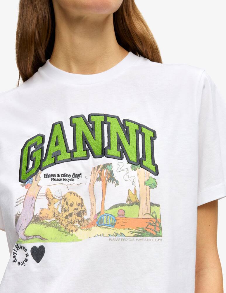 rinascente Ganni T-shirt relaxed Poppy
