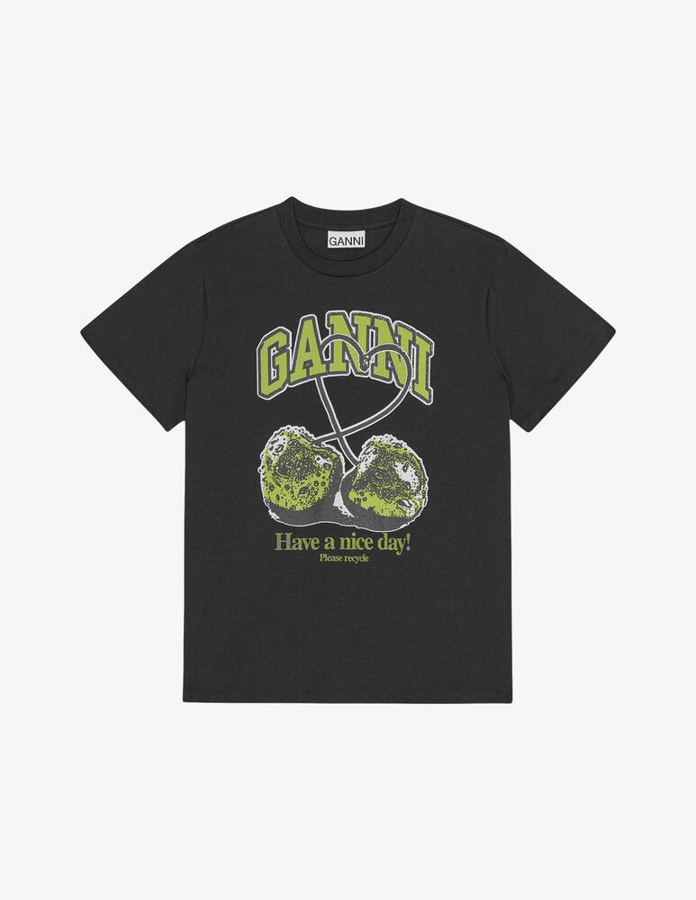 rinascente Ganni T-shirt in cotone Cherry