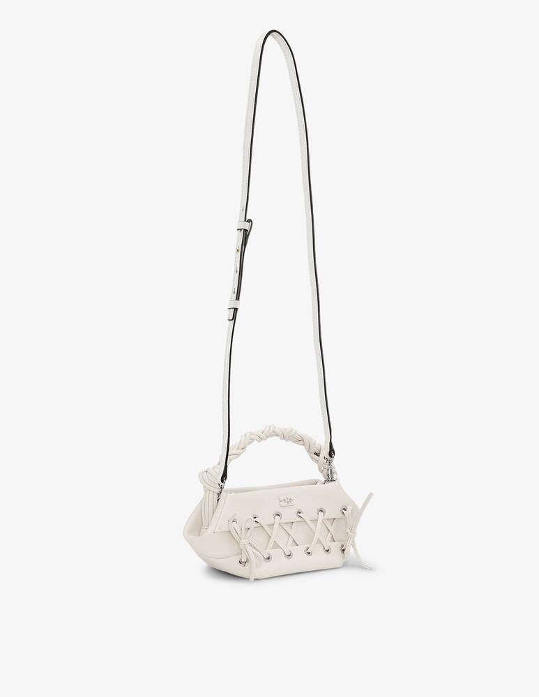 rinascente Ganni Bou mini eyelets lace up bag