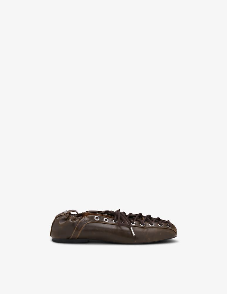 Ganni Ballerina con lacci Eylets - immagine 1 Ganni Ballerina con lacci Eylets - immagine 1