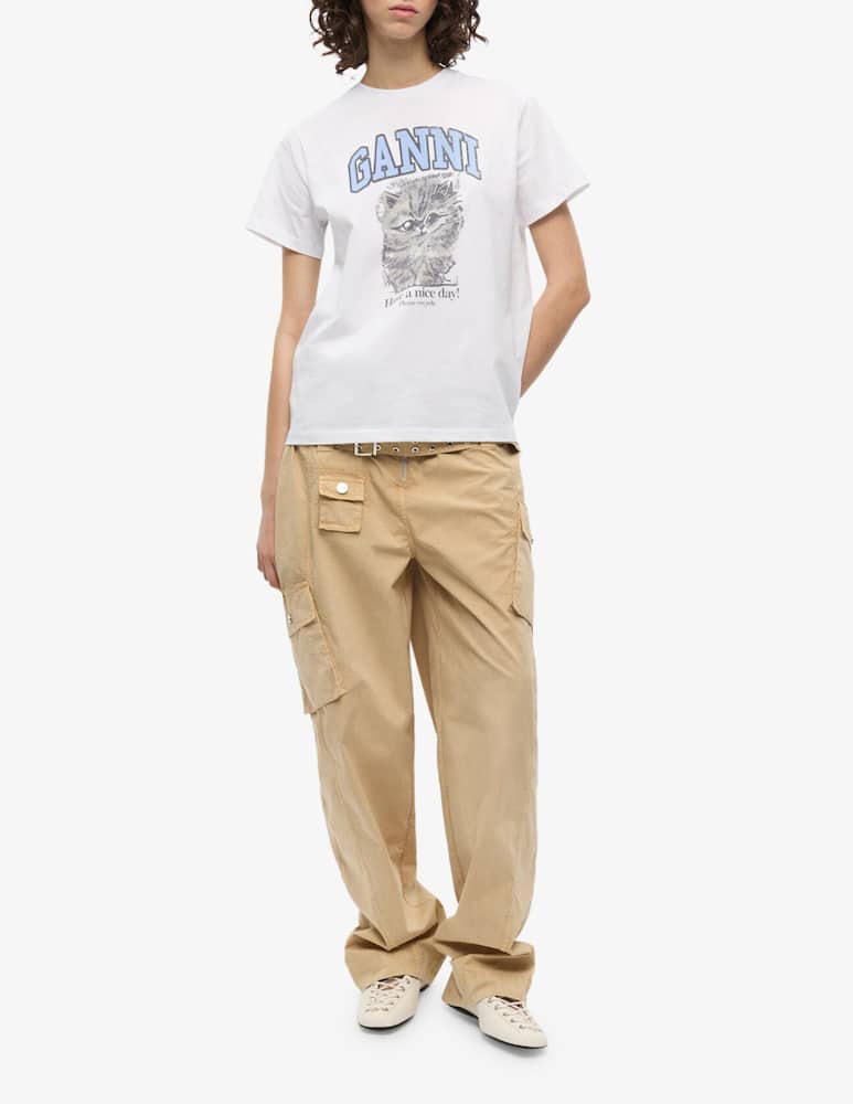 rinascente Ganni T-shirt stampa Kitty