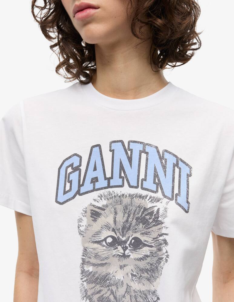 rinascente Ganni T-shirt stampa Kitty