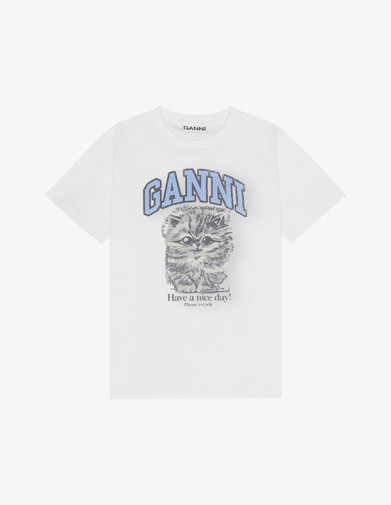 rinascente Ganni T-shirt stampa Kitty