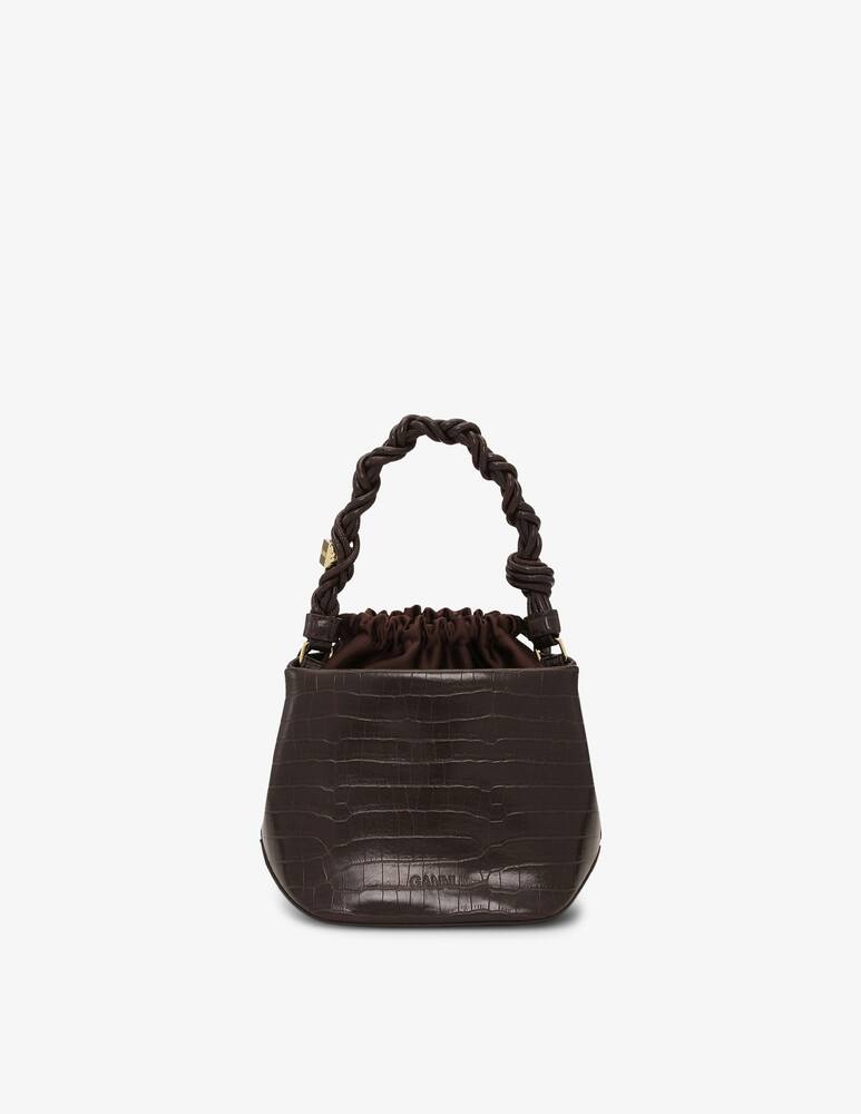 rinascente Ganni Borsa a secchiello Bou Croco