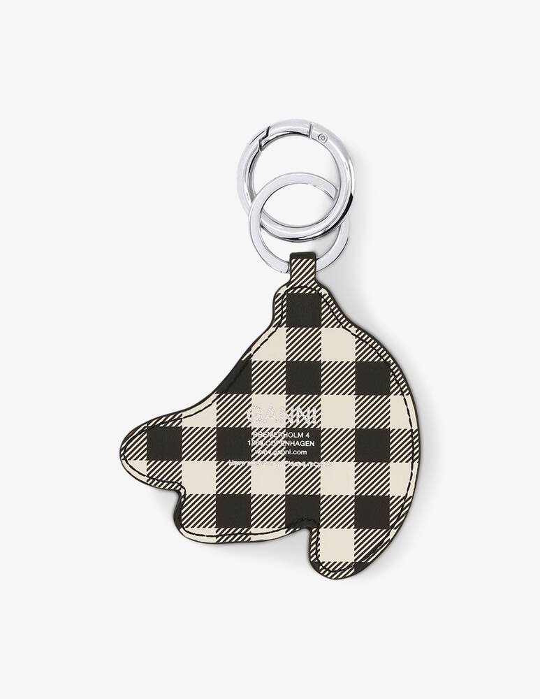 rinascente Ganni Banana velvet keyring