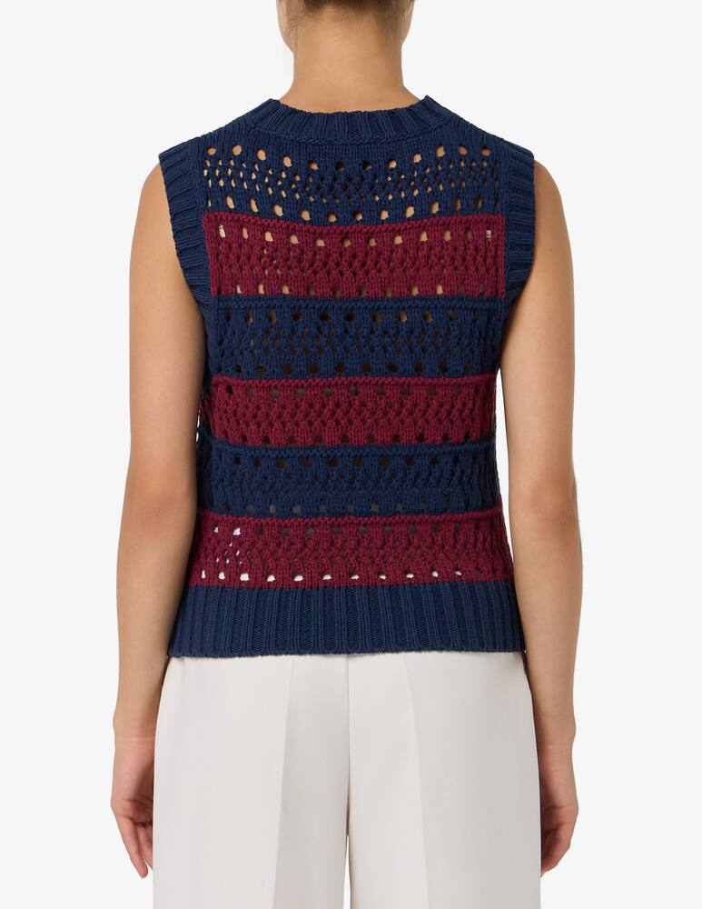 rinascente Ganni Striped cotton vest