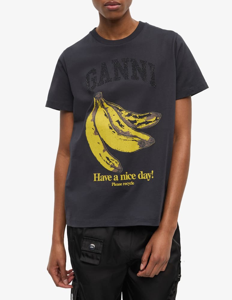 Ganni T-shirt banana - immagine 1 Ganni T-shirt banana - immagine 1
