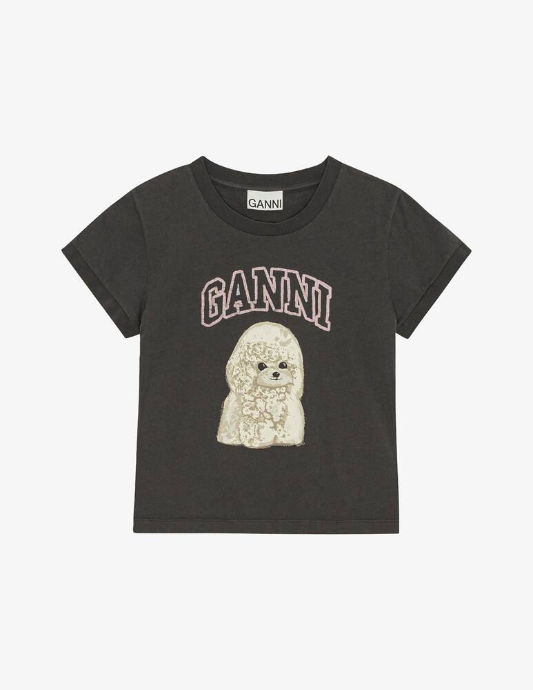 rinascente Ganni Poodle graphic t-shirt