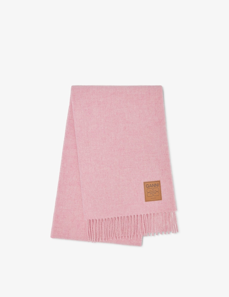 rinascente Ganni Sciarpa in lana double face