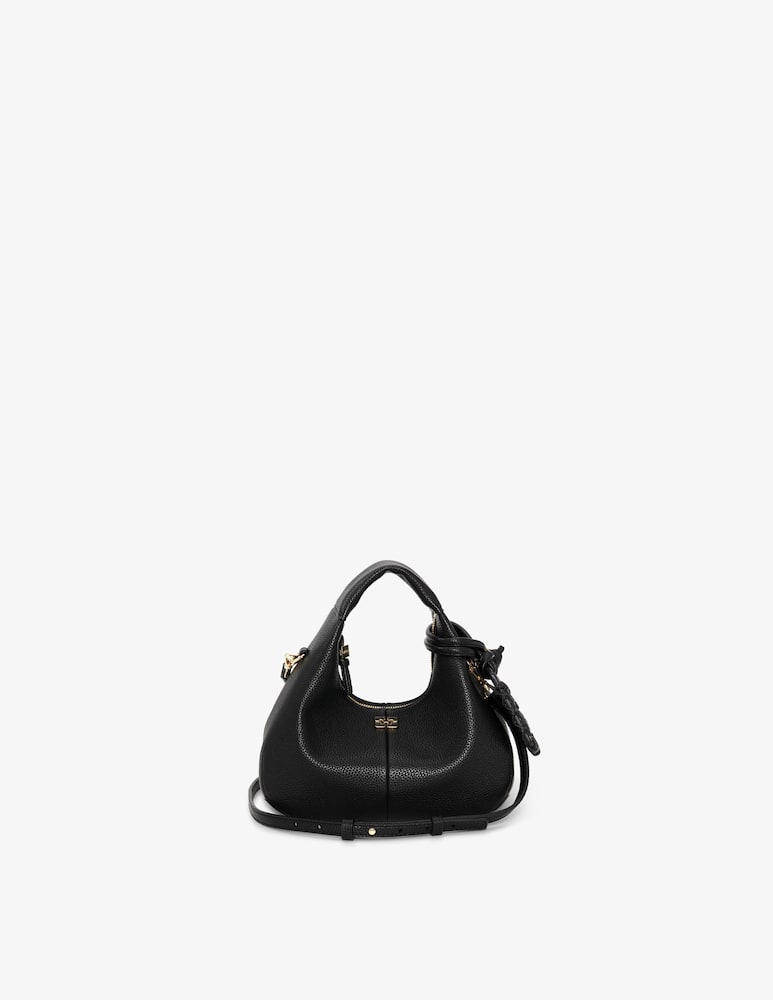 Ganni Hobo mini grained bag - picture 1 Ganni Hobo mini grained bag - picture 1