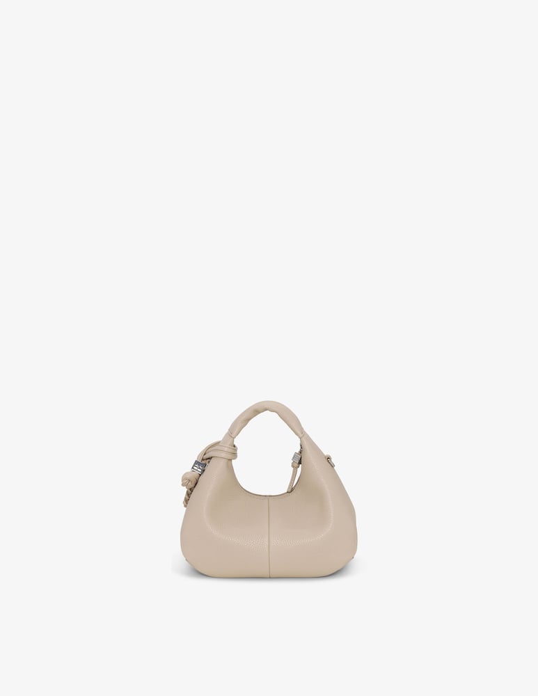 rinascente Ganni Borsa hobo mini grained