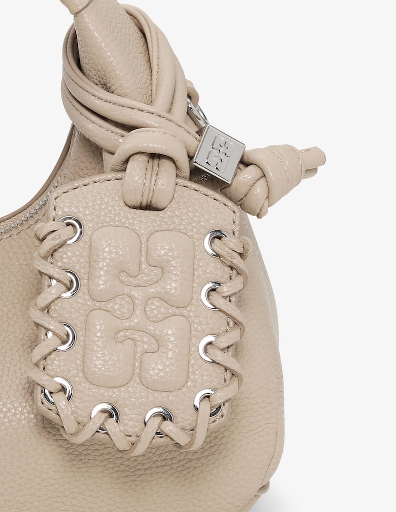 rinascente Ganni Borsa hobo mini grained