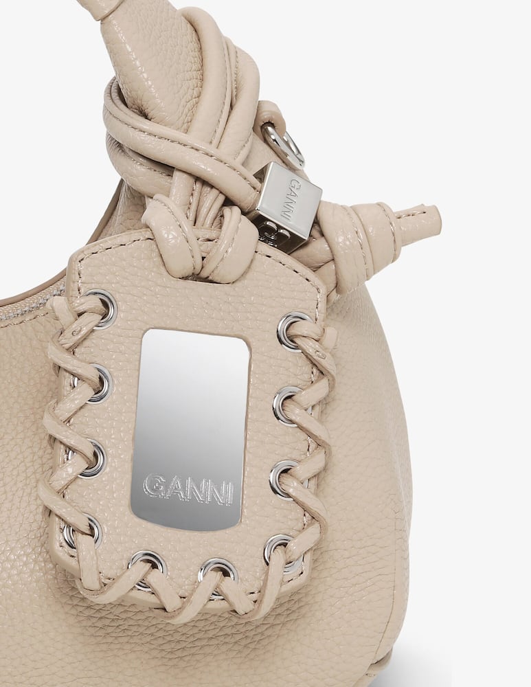 rinascente Ganni Borsa hobo mini grained