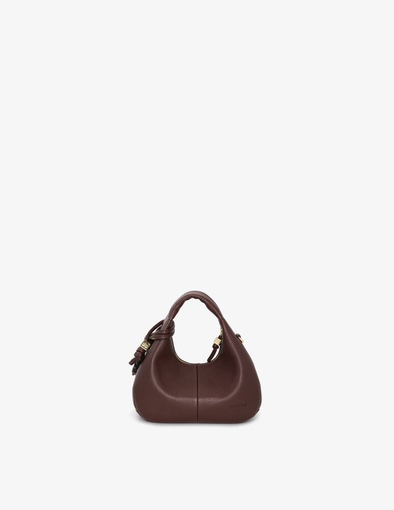 rinascente Ganni Borsa hobo mini grained