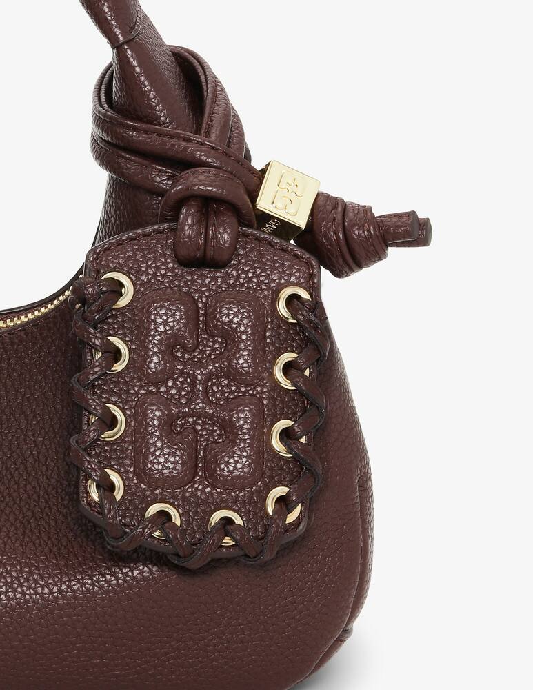 rinascente Ganni Borsa hobo mini grained