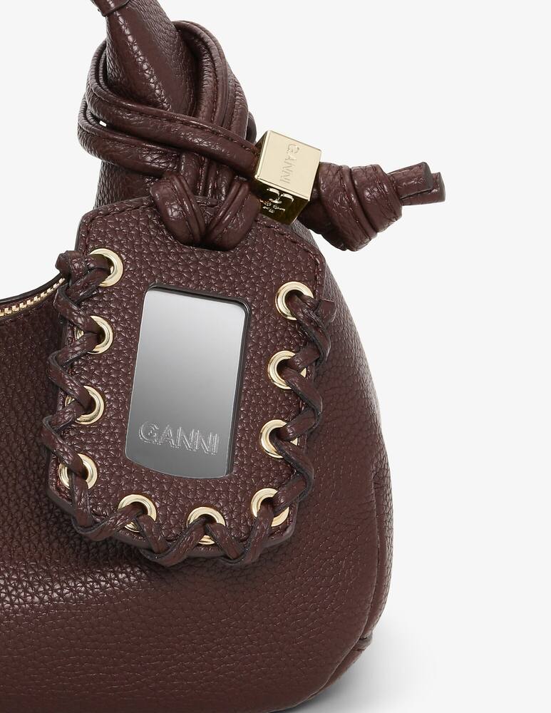 rinascente Ganni Borsa hobo mini grained
