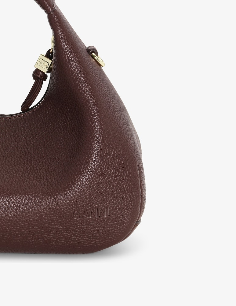 Ganni Mini grained hobo bag - picture 6 Ganni Mini grained hobo bag - picture 6