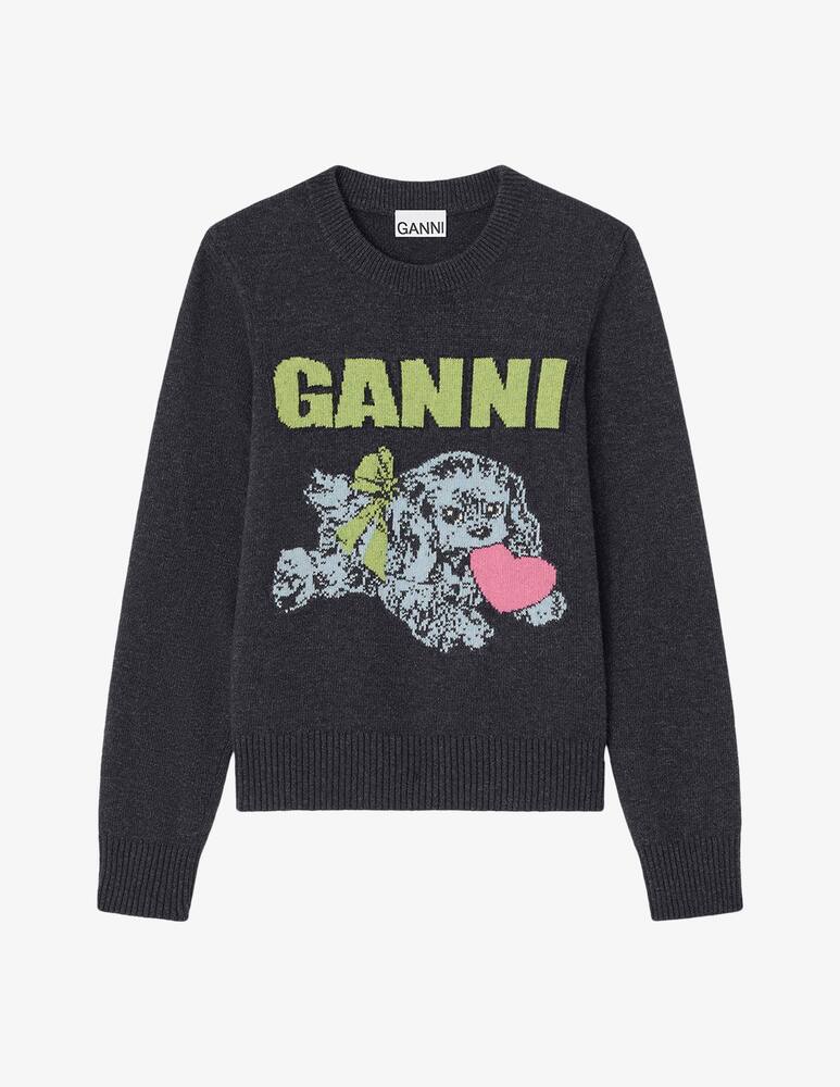 Ganni Maglione girocollo Puppy Love - immagine 5 Ganni Maglione girocollo Puppy Love - immagine 5