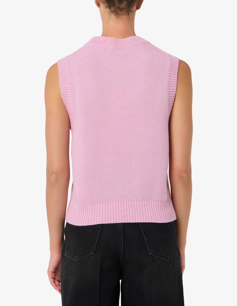 rinascente Ganni Gilet in misto lana Puppy Love