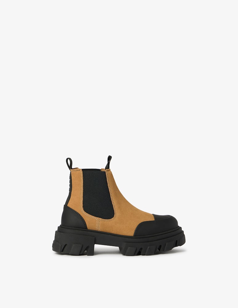 rinascente Ganni Chelsea boot track sole