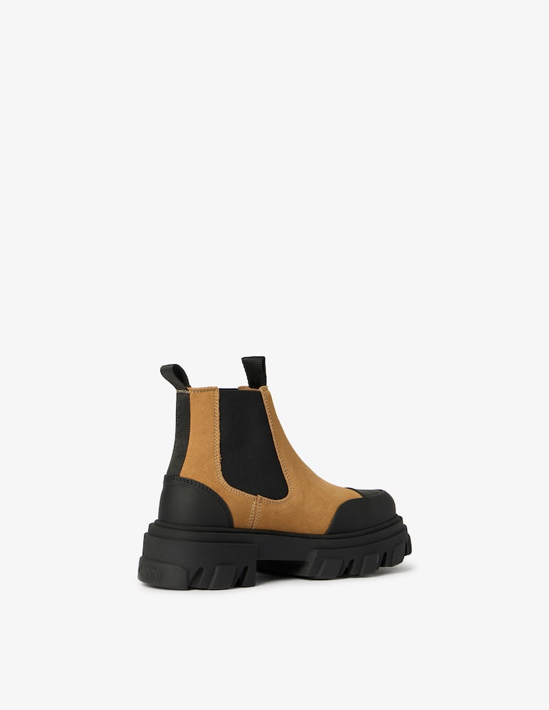 rinascente Ganni Chelsea boot track sole