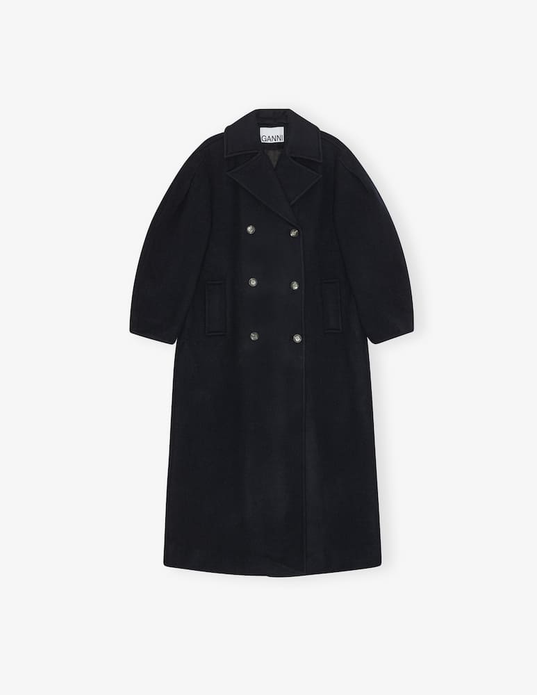 rinascente Ganni Cappotto lungo in lana