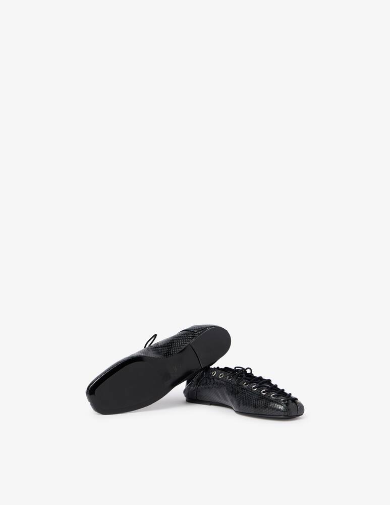 rinascente Ganni Eyelet ballerina flats