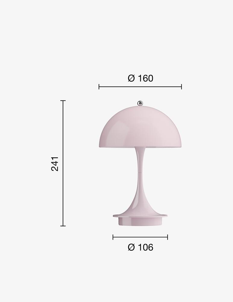 rinascente Louis Poulsen Panthella 160 V3 Lampada Portatile