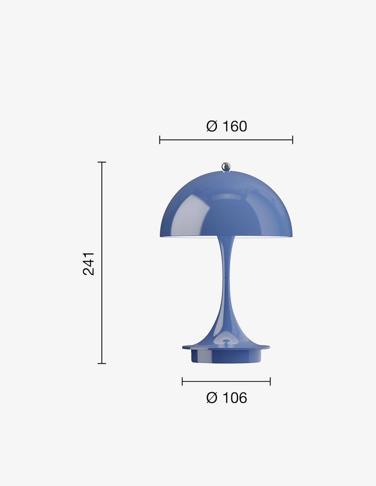 rinascente Louis Poulsen Panthella 160 Portable Lamp V3