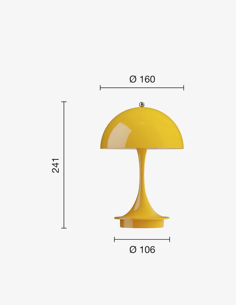 rinascente Louis Poulsen Panthella 160 V3 Lampada Portatile