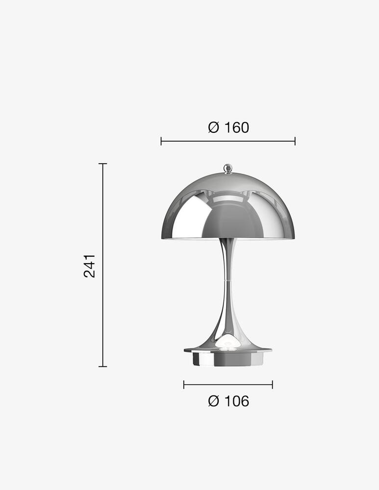 rinascente Louis Poulsen Panthella 160 V3 Lampada Portatile