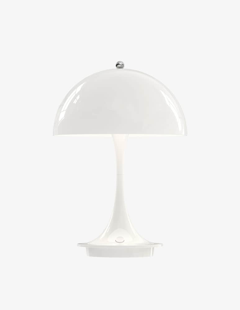rinascente Louis Poulsen Panthella Portable Metal Table Lamp  