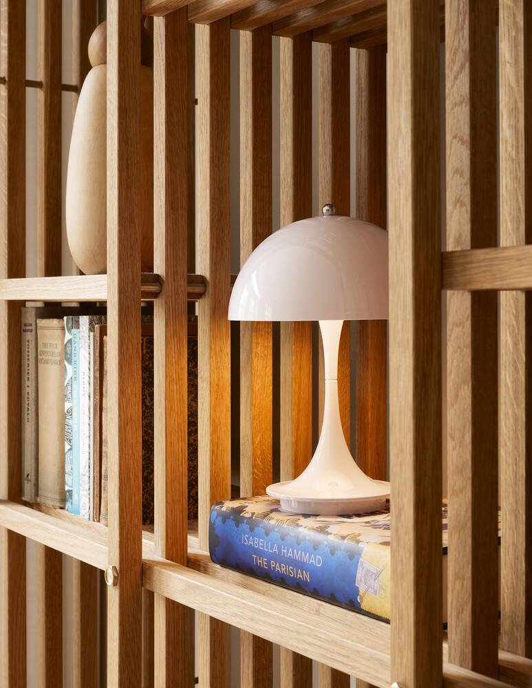 rinascente Louis Poulsen Panthella Portable Metal Table Lamp  