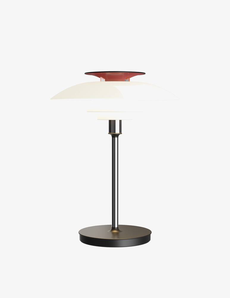 rinascente Louis Poulsen PH 80 Portable Lamp Opal White/High Lustre Chrome Plated
