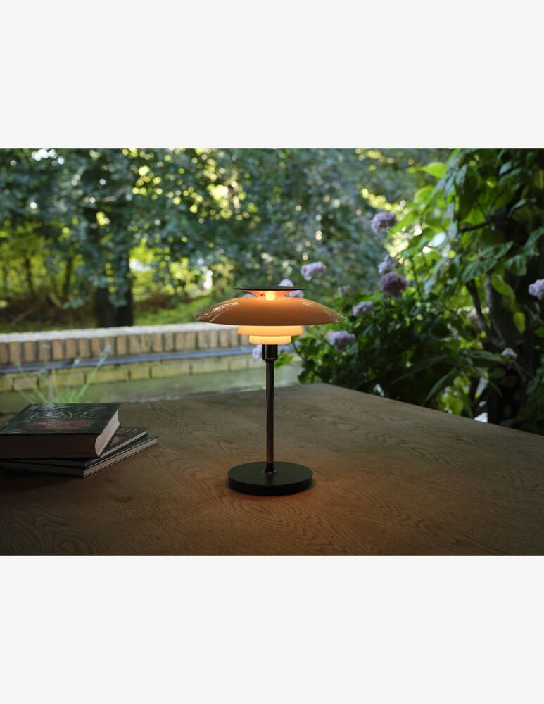 rinascente Louis Poulsen PH 80 Portable Lamp Opal White/High Lustre Chrome Plated