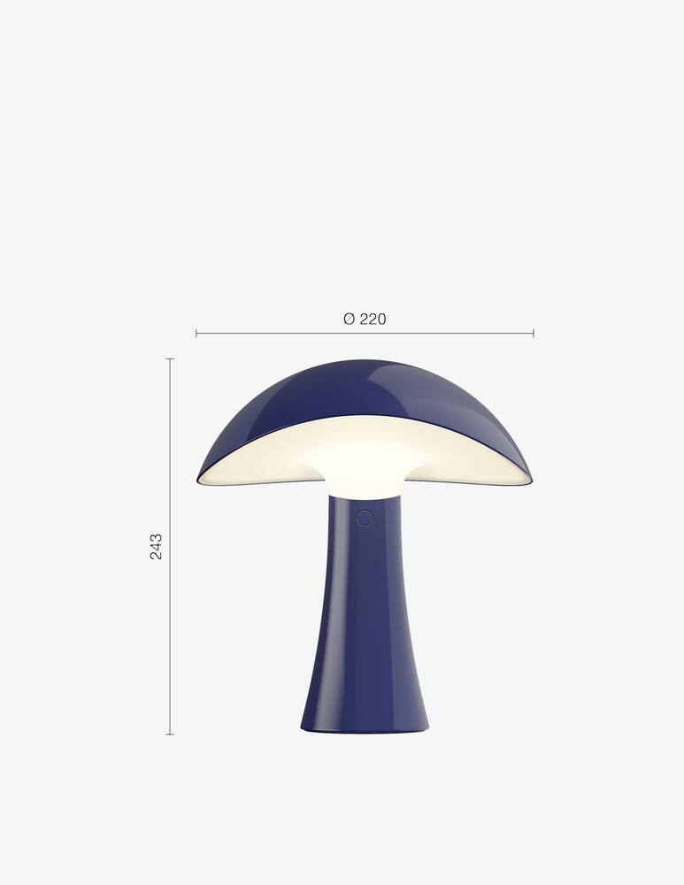 rinascente Louis Poulsen Rumee 220 Portable Lamp Night Blue