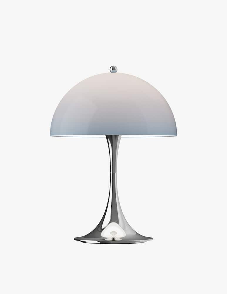 rinascente Louis Poulsen Panthella 250 Lampada Portatile Chrome Opal Blue Grey