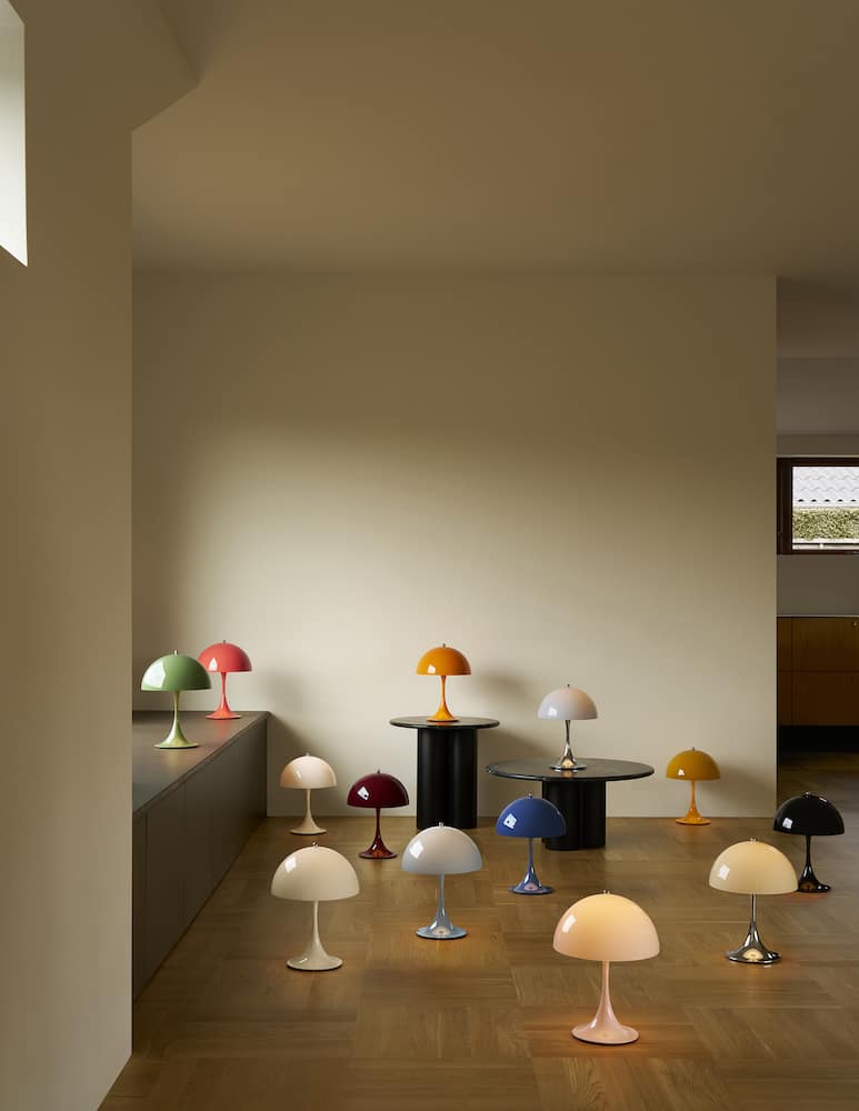 rinascente Louis Poulsen Panthella 250 Lampada Portatile Opal Pale Blue