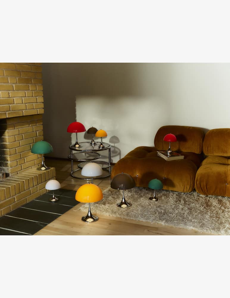 rinascente Louis Poulsen Panthella 250 Lampada Portatile Chrome Opal Beige